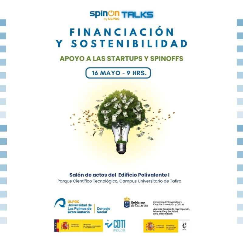 Jornada Financiación y Sostenibilidad: apoyo a las startups y spinoffs