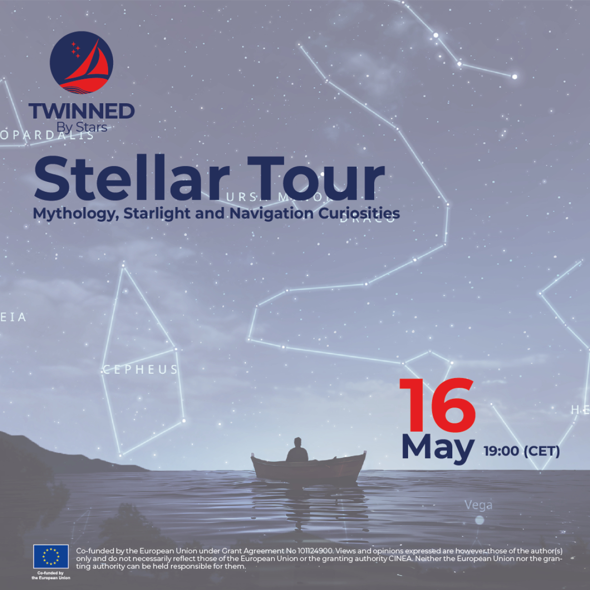 Descubre los secretos del universo en el evento “Stelar Tour: Mythology, Starlight and Navigation Curiosities”, organizado por la ULPGC como parte del evento European Maritime Day in My Country, 16 de mayo de 2024