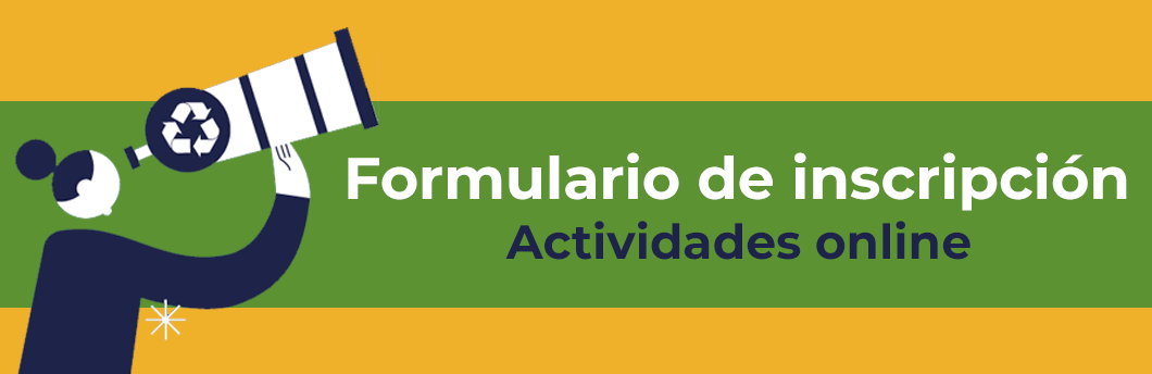 Formulario de inscripción para las actividades online