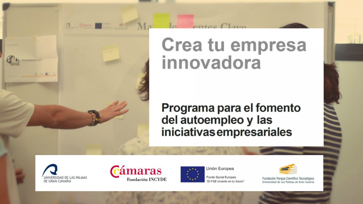 Abierta la inscripción en el programa de emprendimiento INNOVA, CREA TU EMPRESA INNOVADORA