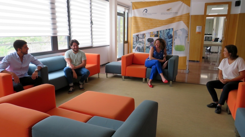 El espacio de co-working del Parque Cient&iacute;fico Tecnol&oacute;gico de la ULPGC acoge a Start-ups del sector de Destinos Tur&iacute;sticos Inteligentes, ganadoras de RetaTLab Turismo