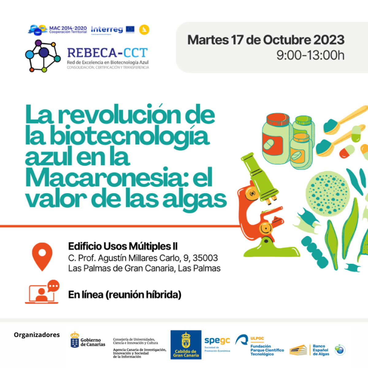 Oportunidades de desarrollo de la biotecnología azul en la Macaronesia. 17 de octubre