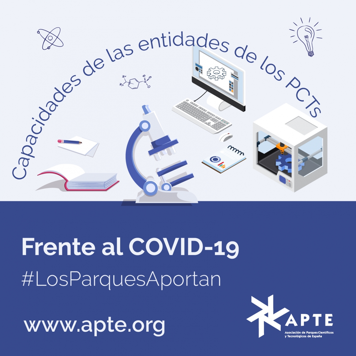 Capacidades científico-tecnológicas de las entidades de los parques frente al COVID-19