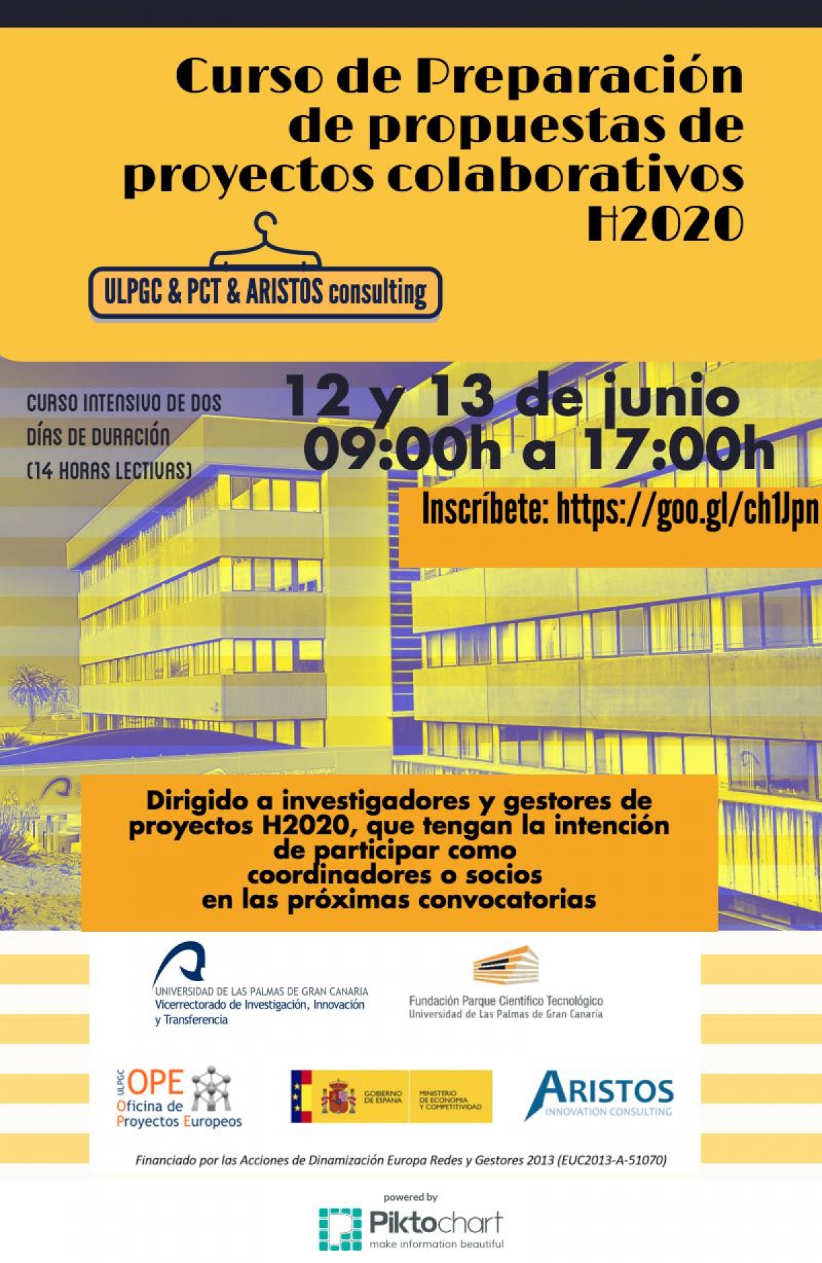 Formación &quot;Preparación de propuestas de proyectos colaborativos de H2020&quot;, junio 2017