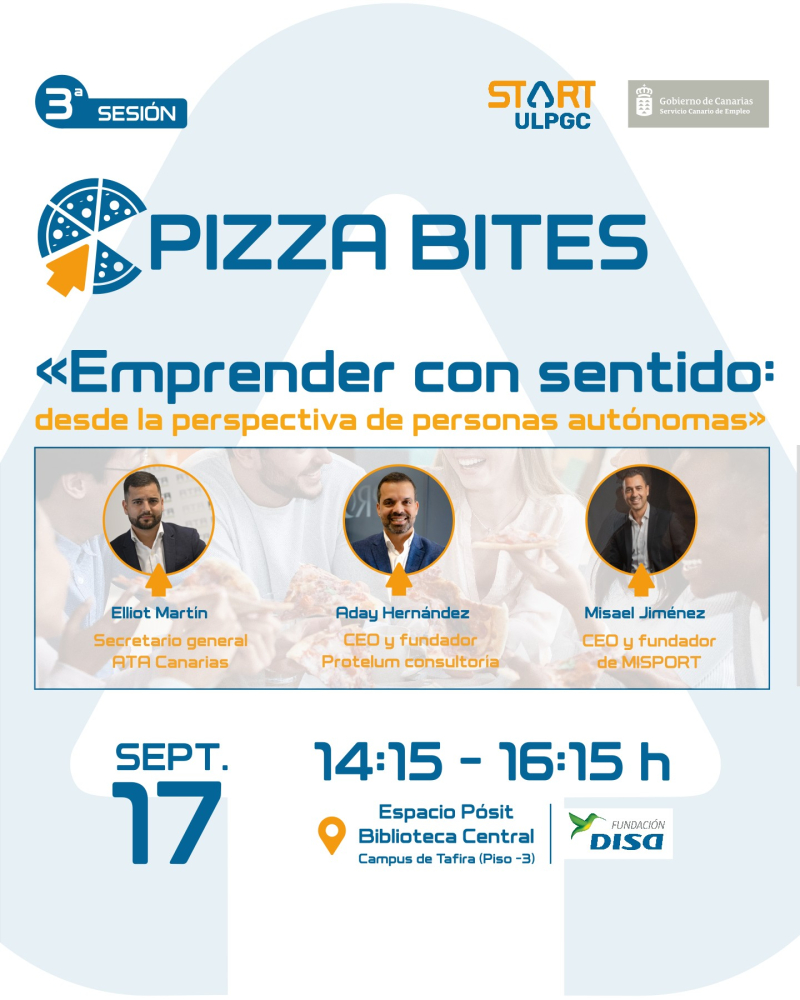 &laquo;Pizza Bites&raquo;: un evento para emprender desde la experiencia de personas aut&oacute;nomas