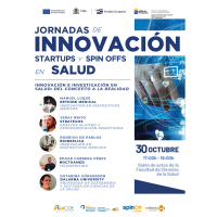 Jornadas de Innovaci&oacute;n, Startups y Spin offs en Salud ULPGC, 30 de octubre de 2024