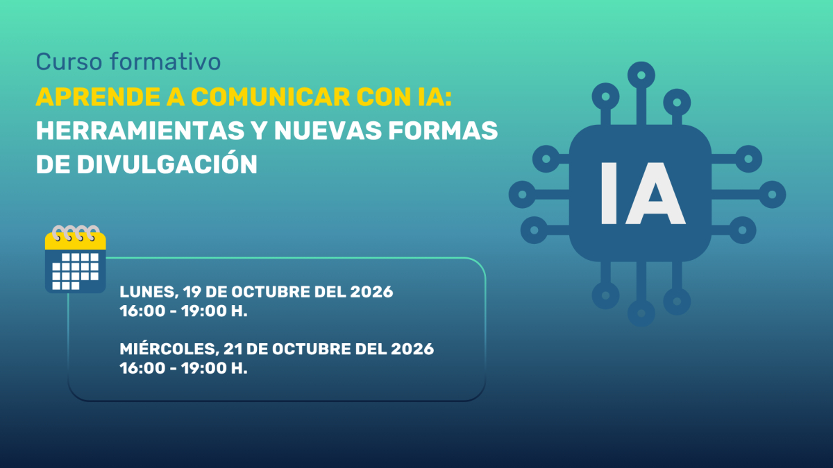 LA UCC+i ABRE LA INSCRIPCI&Oacute;N PARA LA SEGUNDA EDICI&Oacute;N DEL CURSO SOBRE COMUNICACI&Oacute;N E IA