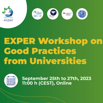 Proyecto EXPER Invita a Workshops sobre Buenas Prácticas en la ULPGC. 25, 26 y 27 SEP