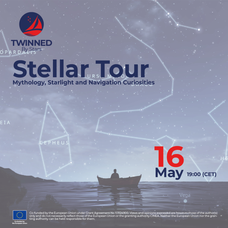 Descubre los secretos del universo en el evento &ldquo;Stelar Tour: Mythology, Starlight and Navigation Curiosities&rdquo;, organizado por la ULPGC como parte del evento European Maritime Day in My Country, 16 de mayo de 2024