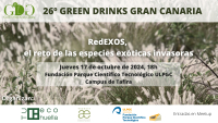 26&ordm; Green Drinks Gran Canaria &ndash; RedEXOS, el reto de las especies ex&oacute;ticas invasoras, 17 de octubre de 2024