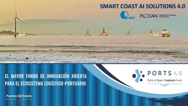 Quaisc, empresa del PCT ULPGC, junto a PLOCAN lideran el Proyecto SMART COAST 4.0 para la mejora de la eficiencia log&iacute;stica y seguridad portuaria